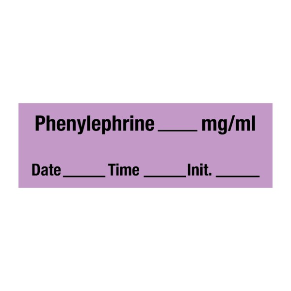Phenylephrine_mg/ml DTI 1/2 x 500 Violet w/Black